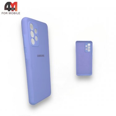Чехол Samsung A52/A52S Silicone Case, лавандового цвета