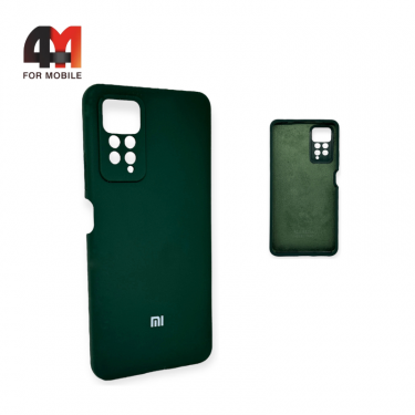Чехол Xiaomi Redmi Note 11 Pro 4G/5G/Redmi Note 12 Pro 4G Silicone Case, темно-зеленого цвета