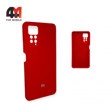 Чехол Xiaomi Redmi Note 11 Pro 4G/5G/Redmi Note 12 Pro 4G Silicone Case, красного цвета