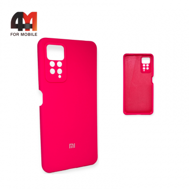 Чехол Xiaomi Redmi Note 11 Pro 4G/5G/Redmi Note 12 Pro 4G Silicone Case, ярко-розового цвета