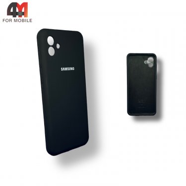 Чехол для Samsung A04 Silicone Case, черного цвета
