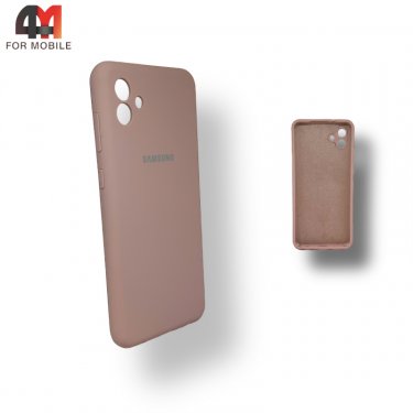 Чехол для Samsung A04 Silicone Case, пудрового цвета