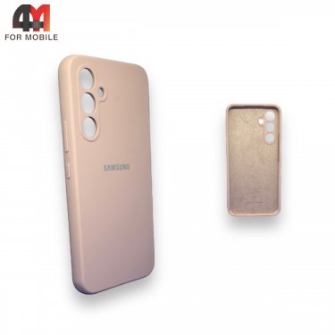 Чехол для Samsung A54 5G Silicone Case, пудрового цвета