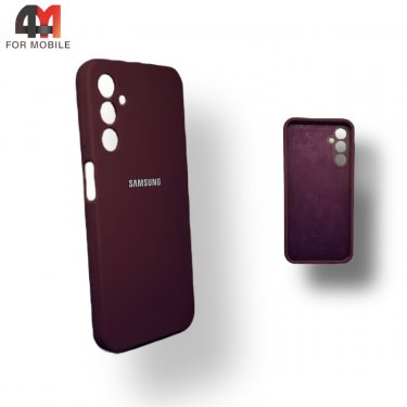 Чехол для Samsung A14 4G Silicone Case, цвета марсала