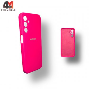 Чехол для Samsung A14 4G Silicone Case, ярко-розового цвета
