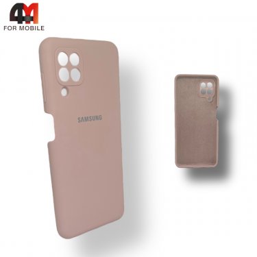 Чехол для Samsung A22 4G/M22/M32 Silicone Case, пудрового цвета