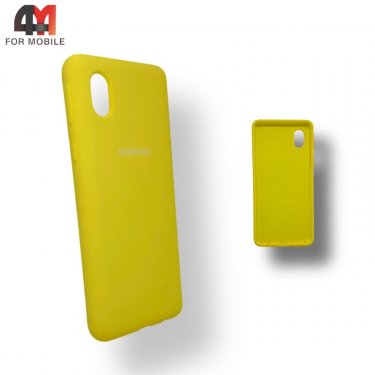 Чехол Samsung A01 Core/M01 Core Silicone Case, желтого цвета