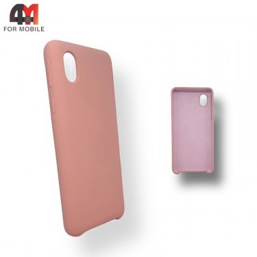 Чехол Samsung A01 Core/M01 Core Silicone Case, пудрового цвета