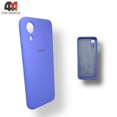 Чехол для Samsung A03 Core Silicone Case, лавандового цвета