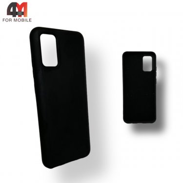 Чехол для Samsung A02s/M02s Silicone Case, черного цвета