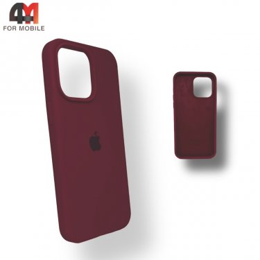 Чехол Iphone 14 Pro Max Silicone Case, 25 цвет марсала