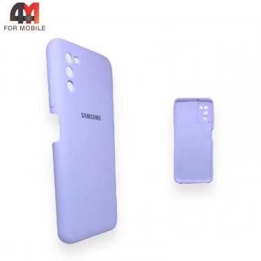 Чехол для Samsung A03s Silicone Case, лавандового цвета
