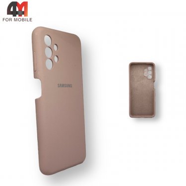 Чехол для Samsung A13 4G Silicone Case, пудрового цвета