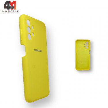 Чехол для Samsung A13 4G Silicone Case, желтого цвета