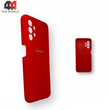 Чехол для Samsung A13 4G Silicone Case, красного цвета