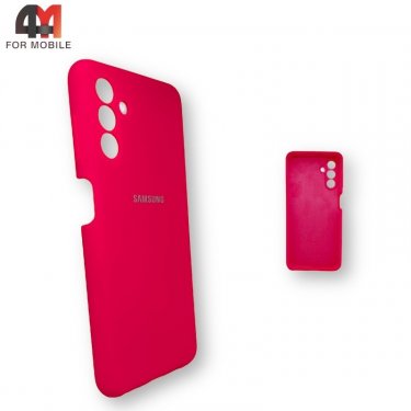 Чехол для Samsung A04s/A13 5G Silicone Case, ярко-розовый