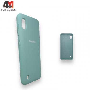Чехол для Samsung A10/A10S/М10  Silicone Case , мятного цвета