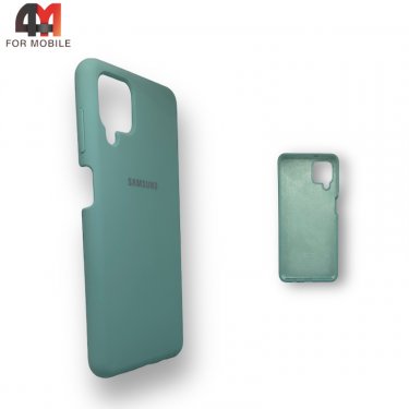 Чехол для Samsung A12/M12 Silicone Case, ментолового цвета