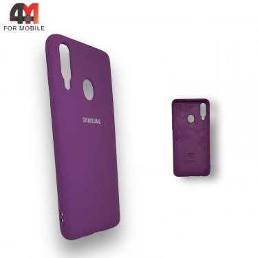 Чехол для Samsung A20s Silicone Case, фиолетового цвета