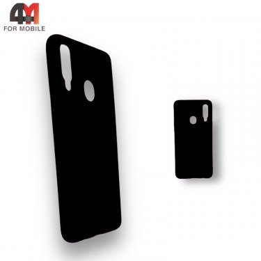 Чехол для Samsung A20s Silicone Case, черного цвета