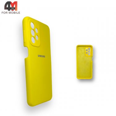 Чехол для Samsung A23 4G Silicone Case, желтого цвета