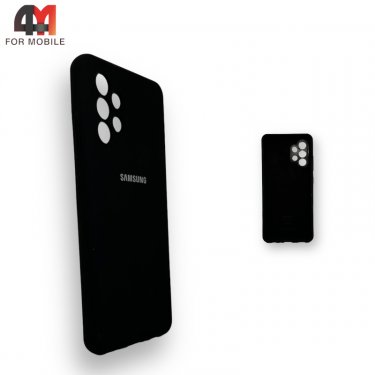 Чехол для Samsung A32 4G Silicone Case, черного цвета