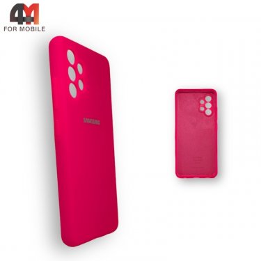Чехол для Samsung A32 4G Silicone Case, ярко-розового цвета