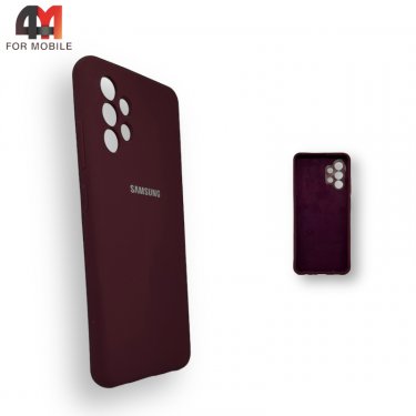 Чехол для Samsung A32 4G Silicone Case, цвет марсала