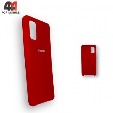 Чехол для Samsung A41 Silicone Case, красного цвета