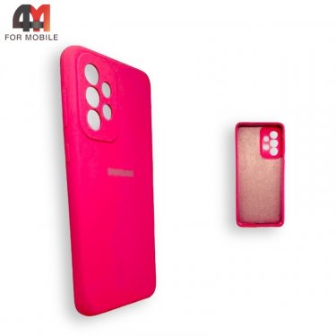 Чехол для Samsung A33 5G Silicone Case, ярко-розового цвета