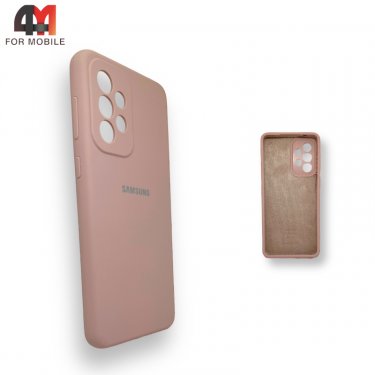 Чехол для Samsung A33 5G Silicone Case, пудрового цвета