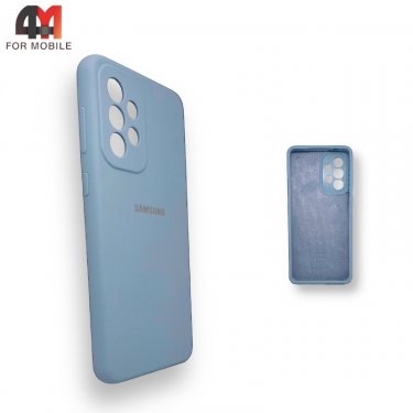 Чехол для Samsung A33 5G Silicone Case, небесного цвета