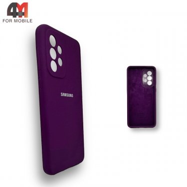 Чехол для Samsung A33 5G Silicone Case, фиолетового цвета