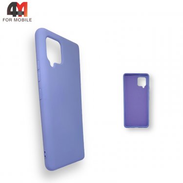 Чехол для Samsung A42 Silicone Case, лавандового цвета