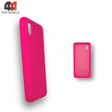Чехол Samsung A01 Core/M01 Core Silicone Case, ярко-розового цвета