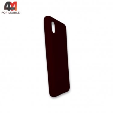 Чехол Samsung A01 Core/M01 Core силиконовый, матовый, черного цвета