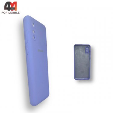 Чехол для Samsung A02/M02 Silicone Case, лавандового цвета