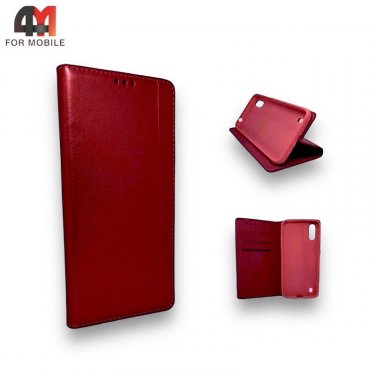 Чехол-книга для Samsung A01/M01 красного цвета, Mobi