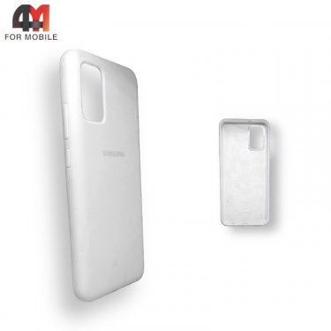 Чехол для Samsung A02s/M02s Silicone Case, белого цвета