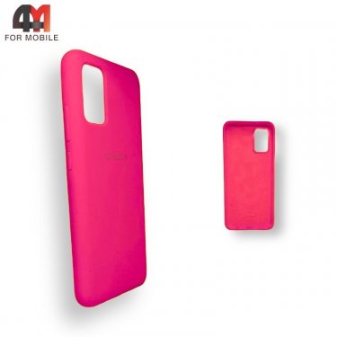 Чехол для Samsung A02s/M02s Silicone Case, ярко-розового цвета