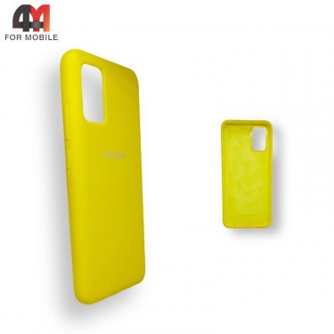 Чехол для Samsung A02s/M02s Silicone Case, желтого цвета