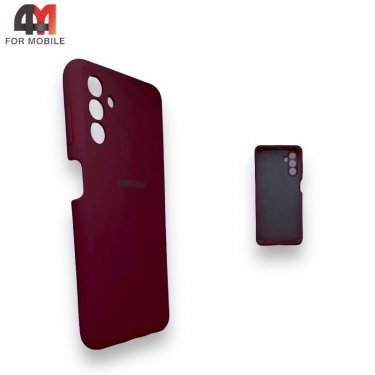 Чехол для Samsung A04s/A13 5G Silicone Case, цвет марсала