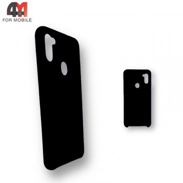 Чехол для Samsung A11/M11 Silicone Case, черного цвета