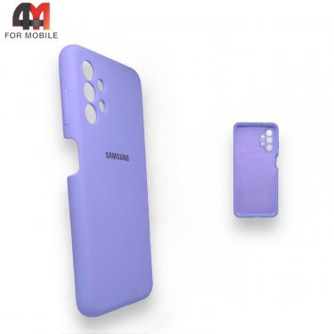 Чехол для Samsung A13 4G Silicone Case, лавандового цвета