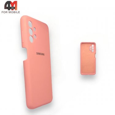 Чехол для Samsung A13 4G Silicone Case, кораллового цвета