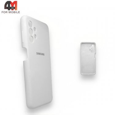 Чехол для Samsung A13 4G Silicone Case, белого цвета