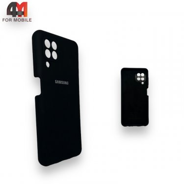 Чехол для Samsung A22 4G/M22/M32 Silicone Case, черного цвета