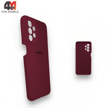 Чехол для Samsung A23 4G Silicone Case, цвет  марсала