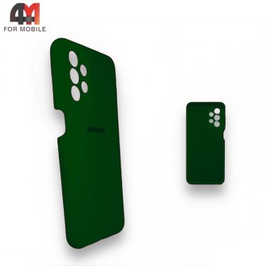 Чехол для Samsung A23 4G Silicone Case, темно-зеленого цвета