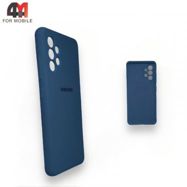 Чехол для Samsung A32 4G Silicone Case, темно-синего цвета